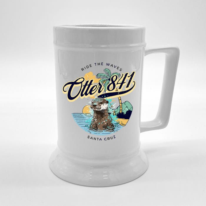 Otter 841 Surfing Otter 841 California Surf Board Otter 841 Beer Stein