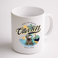 Otter 841 Surfing Otter 841 California Surf Board Otter 841 Coffee Mug