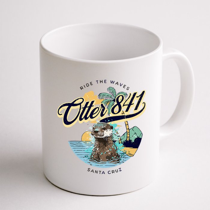 Otter 841 Surfing Otter 841 California Surf Board Otter 841 Coffee Mug