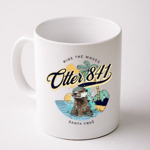 Otter 841 Surfing Otter 841 California Surf Board Otter 841 Coffee Mug