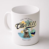 Otter 841 Surfing Otter 841 California Surf Board Otter 841 Coffee Mug