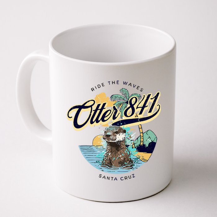 Otter 841 Surfing Otter 841 California Surf Board Otter 841 Coffee Mug