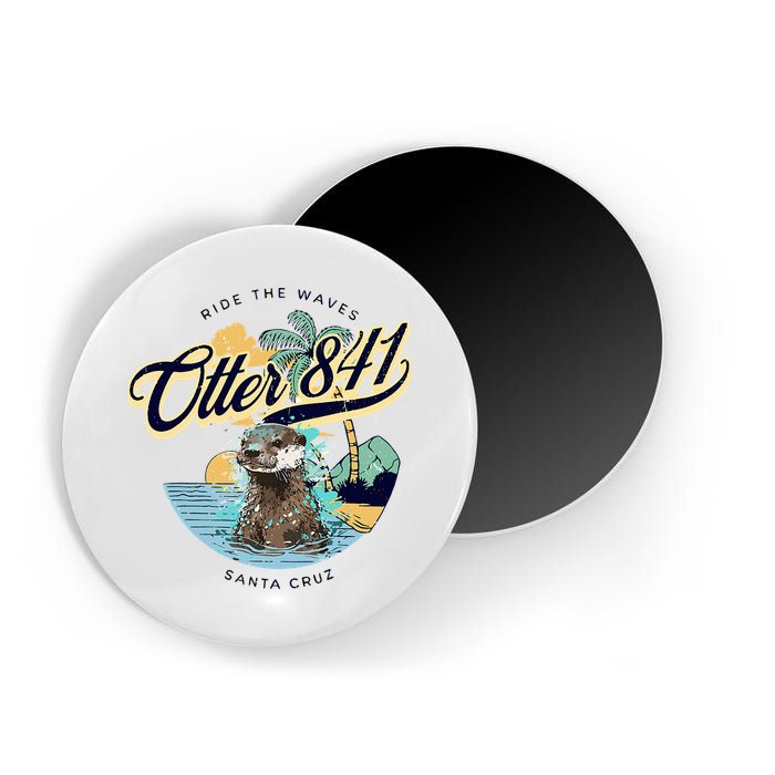 Otter 841 Surfing Otter 841 California Surf Board Otter 841 Magnet