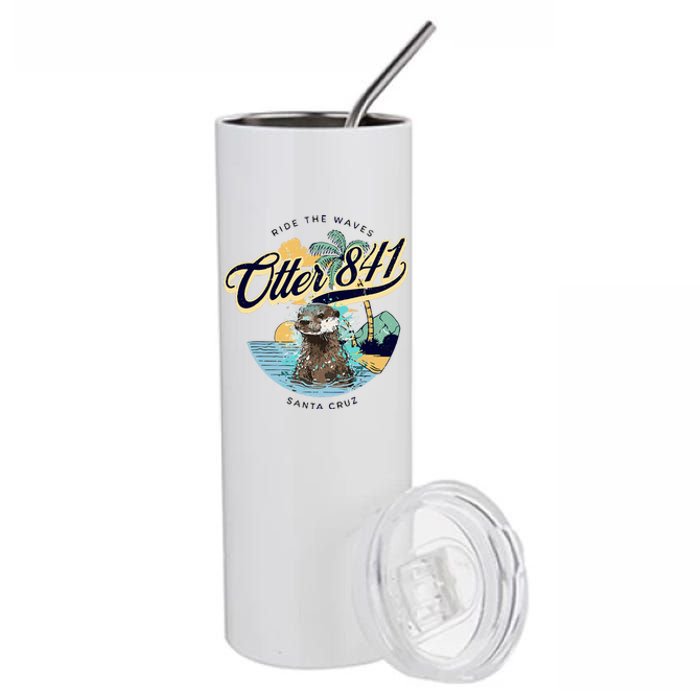 Otter 841 Surfing Otter 841 California Surf Board Otter 841 Stainless Steel Tumbler