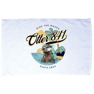 Otter 841 Surfing Otter 841 California Surf Board Otter 841 Microfiber Hand Towel