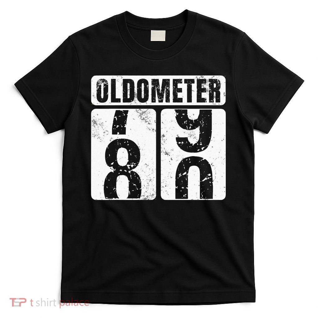 Oldometer 80 Vintage Funny 80th Birthday Gift Idea T-Shirt
