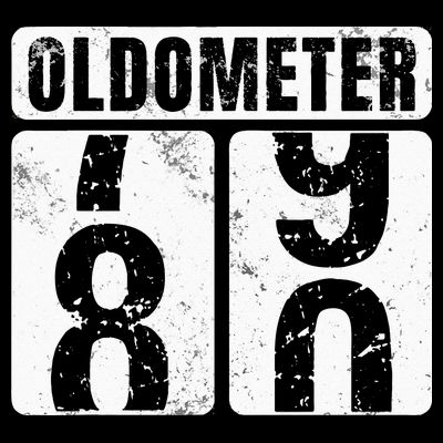 Oldometer 80 Vintage Funny 80th Birthday Gift Idea T-Shirt