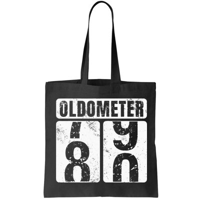 Oldometer 80 Vintage Funny 80th Birthday Gift Idea Bag