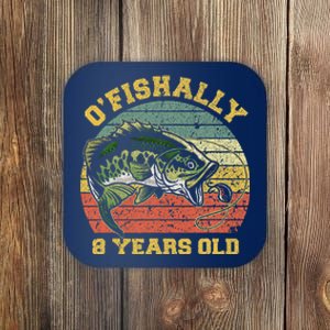 OFishally 8 Years Old Fishing Birthday Theme Party 8th Coaster