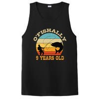 OFishally 9 Years Old Fishing Birthday Theme Party 9th PosiCharge Competitor Tank