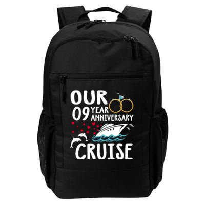 Our 9 Year Anniversary Cruise Trip Wedding Marriage Couple Daily Commute Backpack