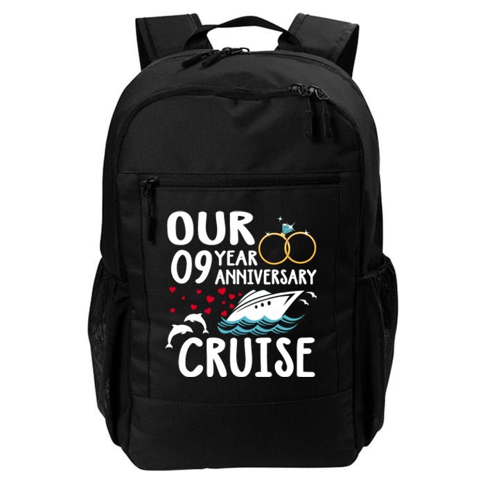 Our 9 Year Anniversary Cruise Trip Wedding Marriage Couple Daily Commute Backpack