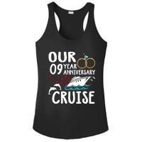 Our 9 Year Anniversary Cruise Trip Wedding Marriage Couple Ladies PosiCharge Competitor Racerback Tank