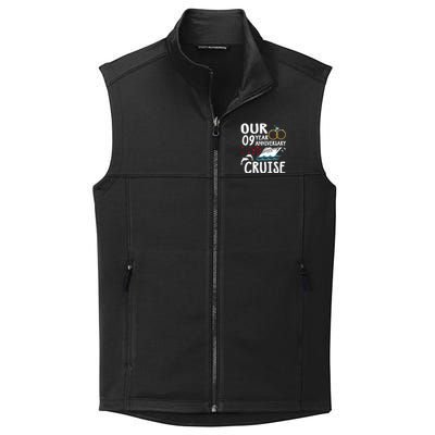 Our 9 Year Anniversary Cruise Trip Wedding Marriage Couple Collective Smooth Fleece Vest