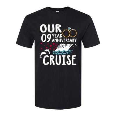 Our 9 Year Anniversary Cruise Trip Wedding Marriage Couple Softstyle CVC T-Shirt