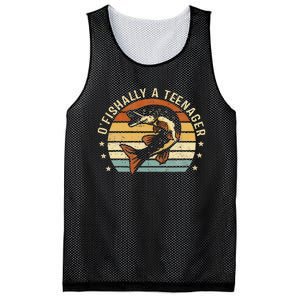 OFishally Anager 13th Birthday Fishing Fisherman Gifts Mesh Reversible Basketball Jersey Tank