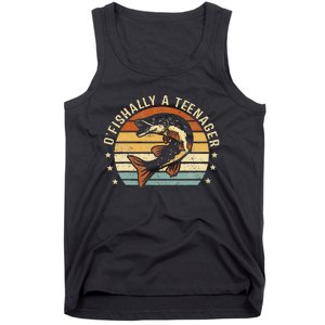 OFishally Anager 13th Birthday Fishing Fisherman Gifts Tank Top