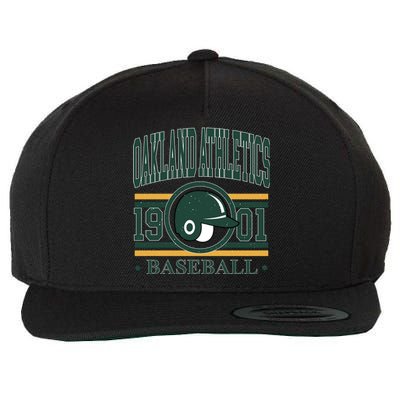 Oakland Athletic 1901 Baseball Team Supporter Wool Snapback Cap