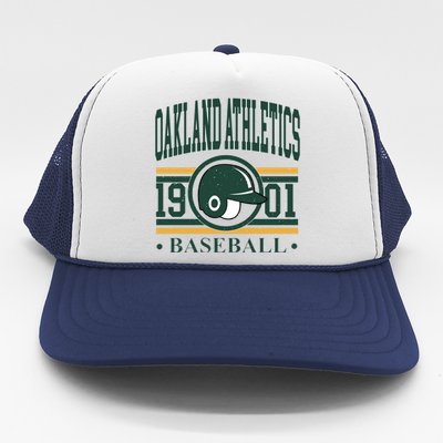 Oakland Athletic 1901 Baseball Team Supporter Trucker Hat