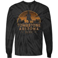 Ombstone Arizona Az Wild West Gunfighter Tie-Dye Long Sleeve Shirt