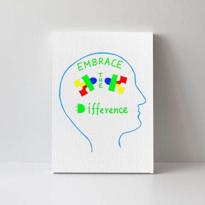 Oviyam Autism Awareness Embrace Difference Puzzle Canvas