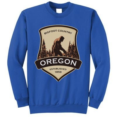 Oregon And A Bigfoot Or A Sasquatch Sweatshirt