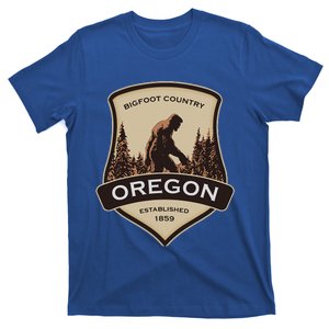 Oregon And A Bigfoot Or A Sasquatch T-Shirt