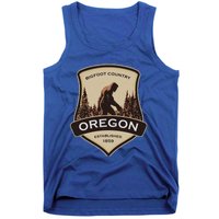 Oregon And A Bigfoot Or A Sasquatch Tank Top