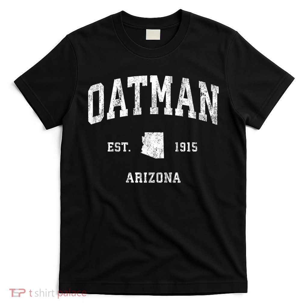 Oatman Arizona Az Vintage Athletic Sports T-Shirt