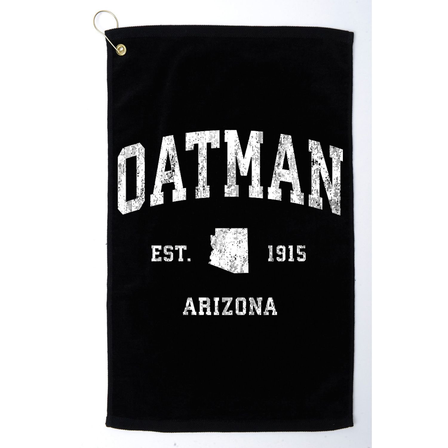 Oatman Arizona Az Vintage Athletic Sports Golf Towel