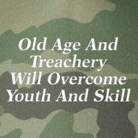 Old Age And Treachery Will Overcome And Skill Apparel Legacy Tie Dye Trucker Hat