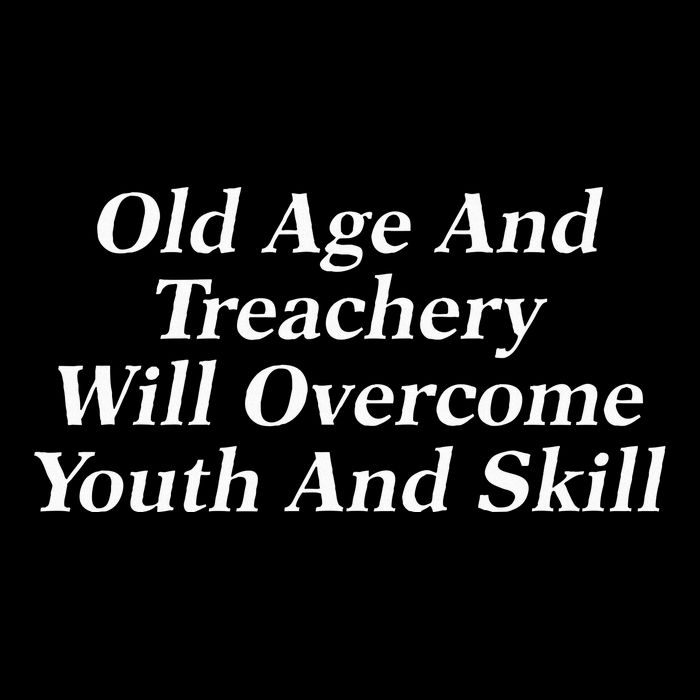 Old Age And Treachery Will Overcome And Skill Apparel Sustainable Bucket Hat