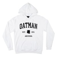 Oatman Arizona Az Vintage Established Athletic Sports Design Hoodie