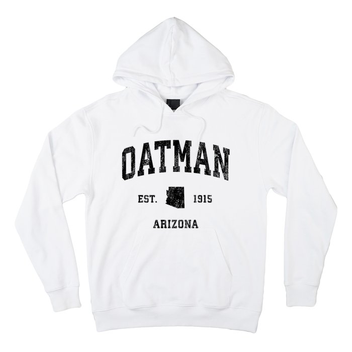 Oatman Arizona Az Vintage Established Athletic Sports Design Hoodie