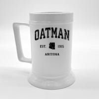 Oatman Arizona Az Vintage Established Athletic Sports Design Beer Stein