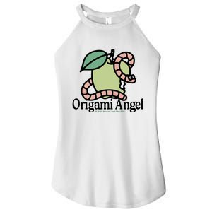 Origami Angel Apple Worm Women's Perfect Tri Rocker Tank