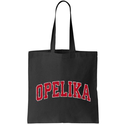Opelika Alabama Al Vintage Sports Design Red Design Bag