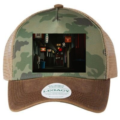 Ozu An Autumn Afternoon Street (Night) Legacy Tie Dye Trucker Hat