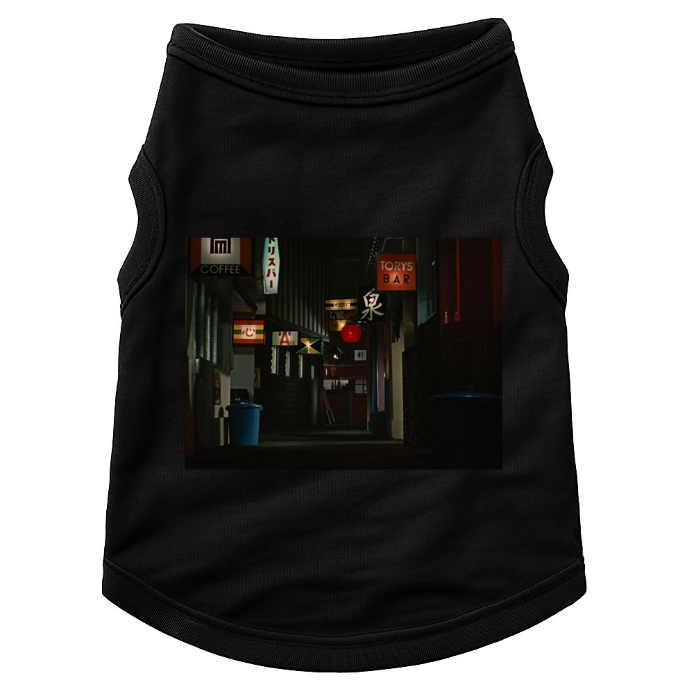 Ozu An Autumn Afternoon Street (Night) Doggie Tank