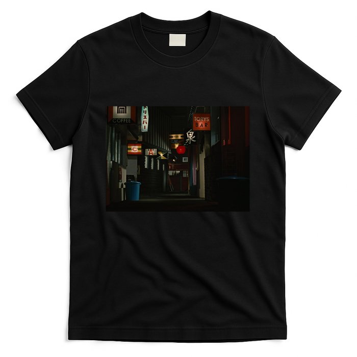 Ozu An Autumn Afternoon Street (Night) T-Shirt