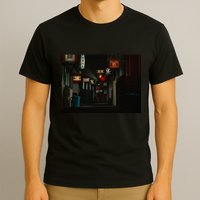 Ozu An Autumn Afternoon Street (Night) T-Shirt
