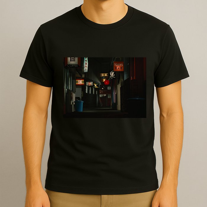 Ozu An Autumn Afternoon Street (Night) T-Shirt