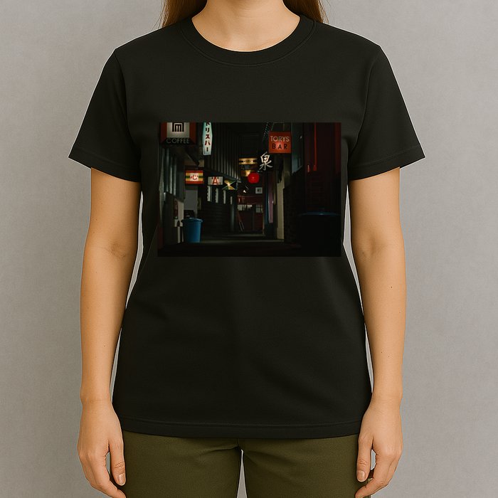 Ozu An Autumn Afternoon Street (Night) T-Shirt
