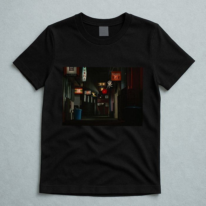 Ozu An Autumn Afternoon Street (Night) T-Shirt