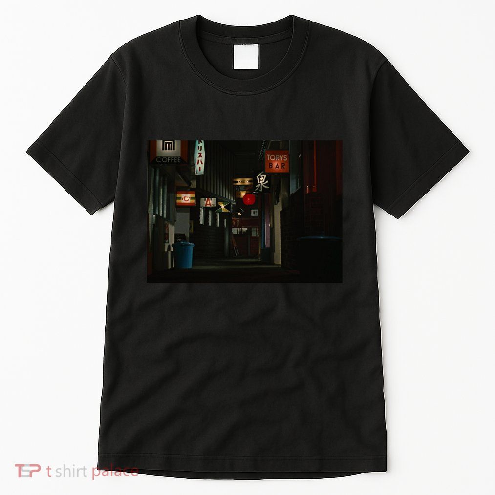 Ozu An Autumn Afternoon Street (Night) Tall T-Shirt