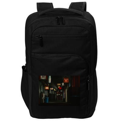 Ozu An Autumn Afternoon Street (Night) Impact Tech Backpack