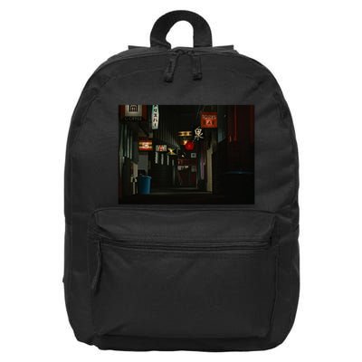 Ozu An Autumn Afternoon Street (Night) 16 in Basic Backpack