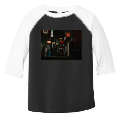 Ozu An Autumn Afternoon Street (Night) Toddler Fine Jersey T-Shirt