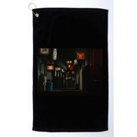 Ozu An Autumn Afternoon Street (Night) Golf Towel