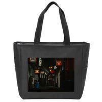 Ozu An Autumn Afternoon Street (Night) Zip Tote Bag